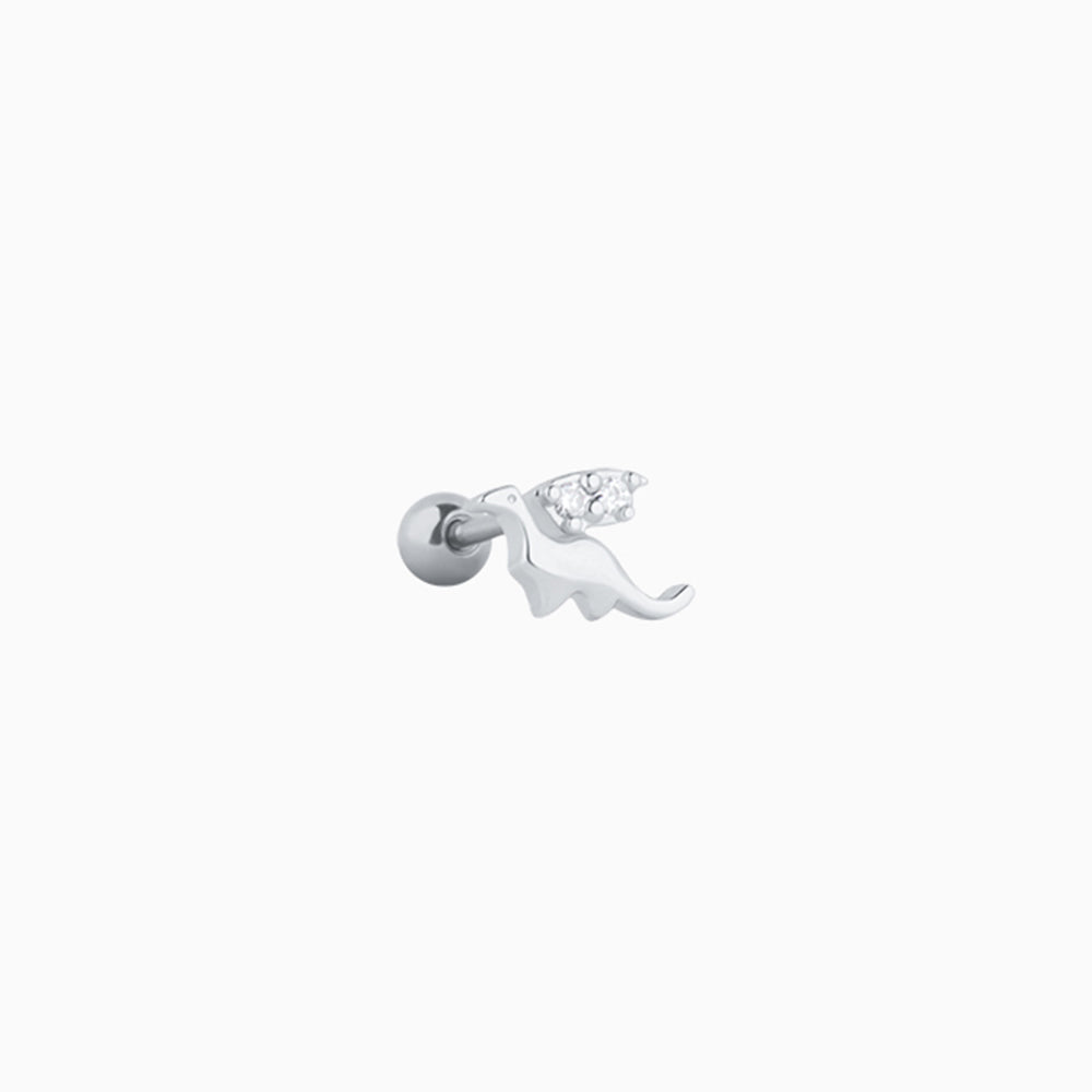 Cute Little Pterosaur Stud - Stainless Steel - Upper Lobe, Helix - Oumo Jewelry