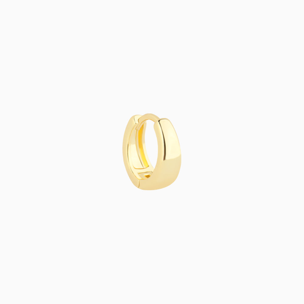 Chunky Hoop - Brass - Lobe, Upper Lobe, Helix - Oumo Jewelry