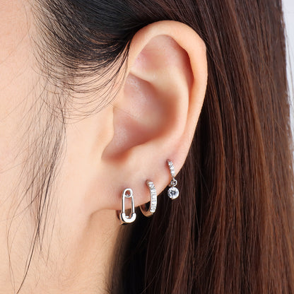 Pin Helix Hoop - OhmoJewelry