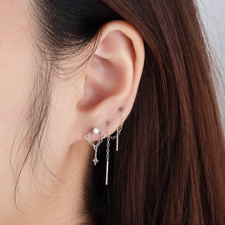 Colorful Star Chain Drop - OhmoJewelry