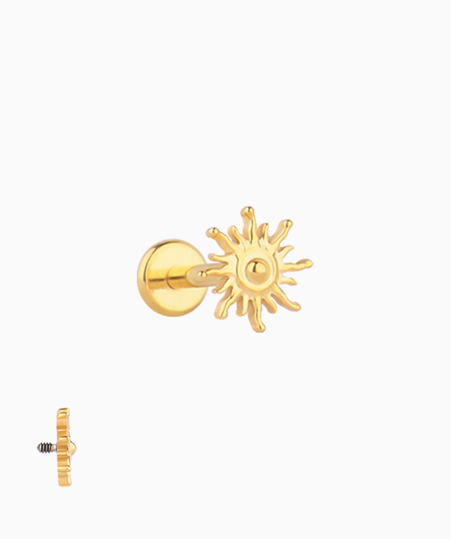 Titanium Sun Stud