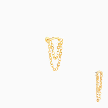 Double Chain Earring - OhmoJewelry