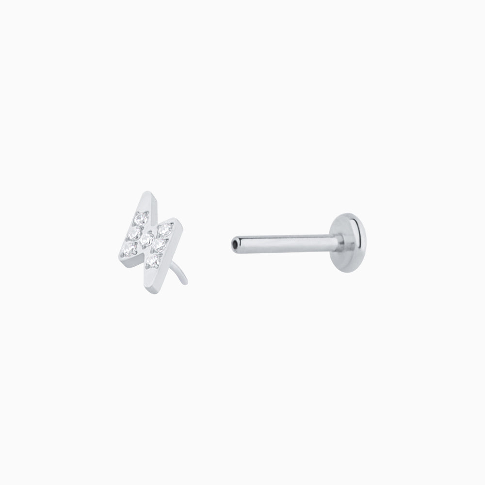 ⚡Titanium Lightning stud - OhmoJewelry