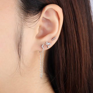 Angel Heart stud - OhmoJewelry