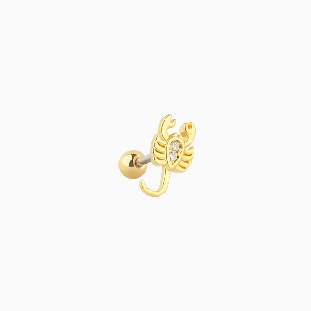 Cute Scorpion Stud - Stainless Steel - Upper Lobe, Helix - Oumo Jewelry