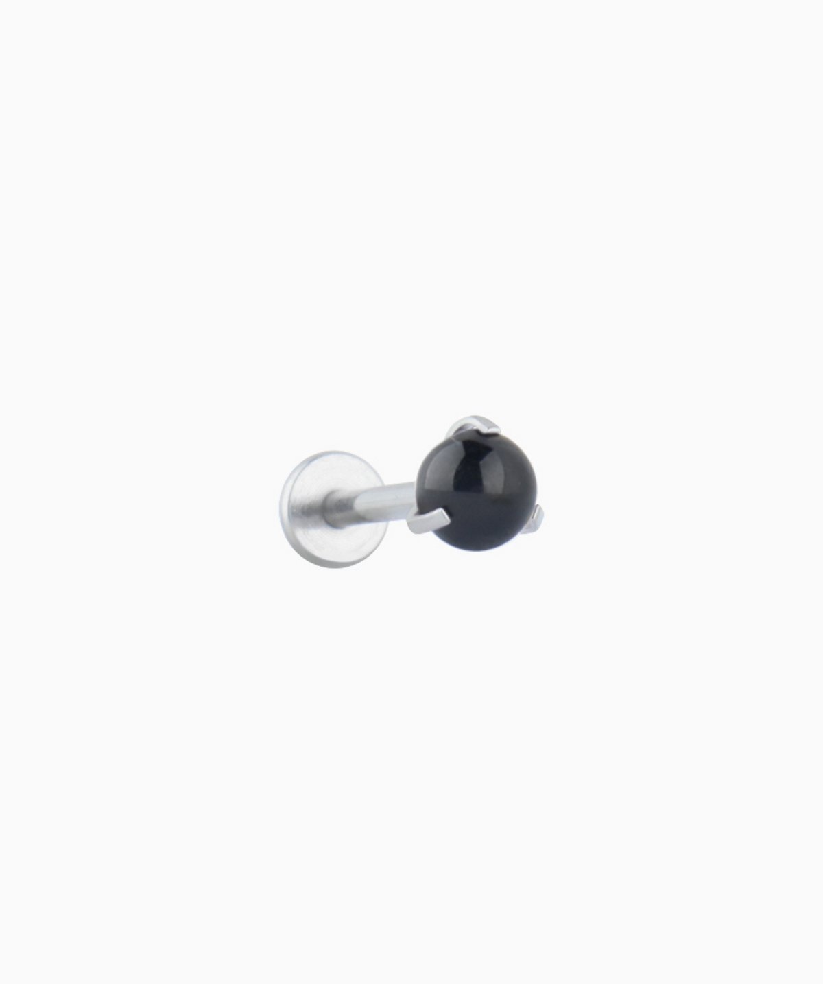 Stone Flatback Stud - Stainless Steel - Helix, Forward Helix, Upper Lobe - Oumo Jewelry