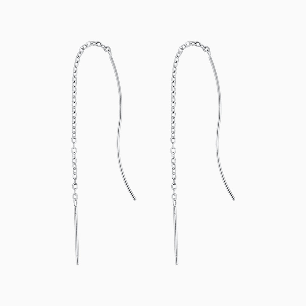 Wavy Ear Threads - OhmoJewelry