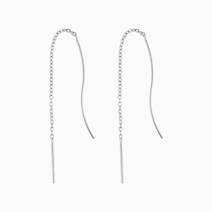 Wavy Ear Threads - OhmoJewelry