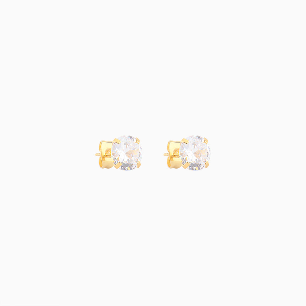 Basic Gem Studs - Stainless Steel - Oumo Jewelry