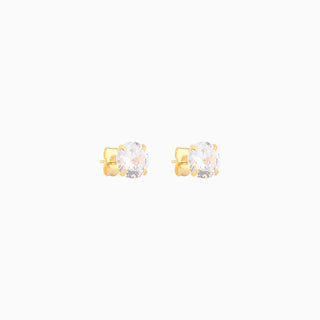 Basic Gem Studs - OhmoJewelry