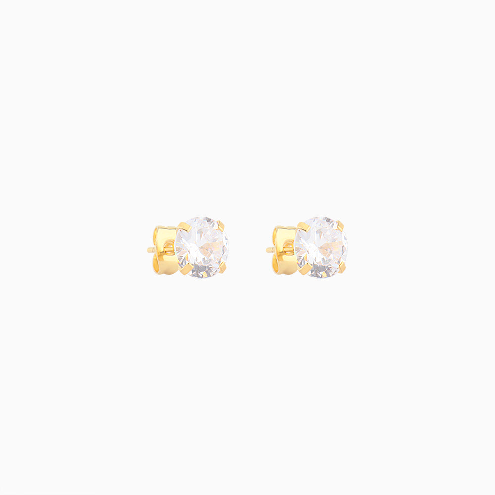 Basic Gem Studs - Stainless Steel - Oumo Jewelry
