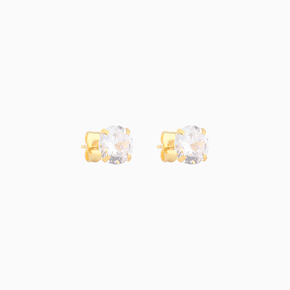 Basic Gem Studs - Stainless Steel - Oumo Jewelry
