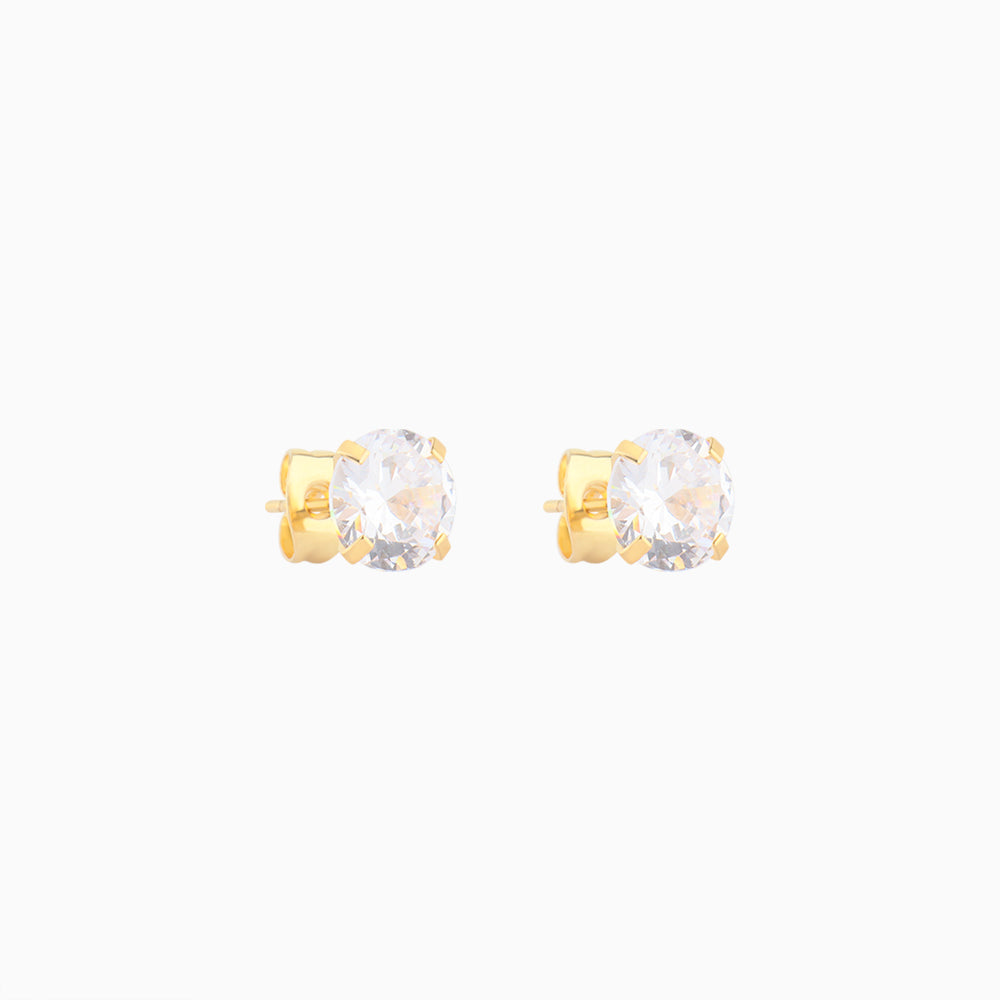 Basic Gem Studs - Stainless Steel - Oumo Jewelry