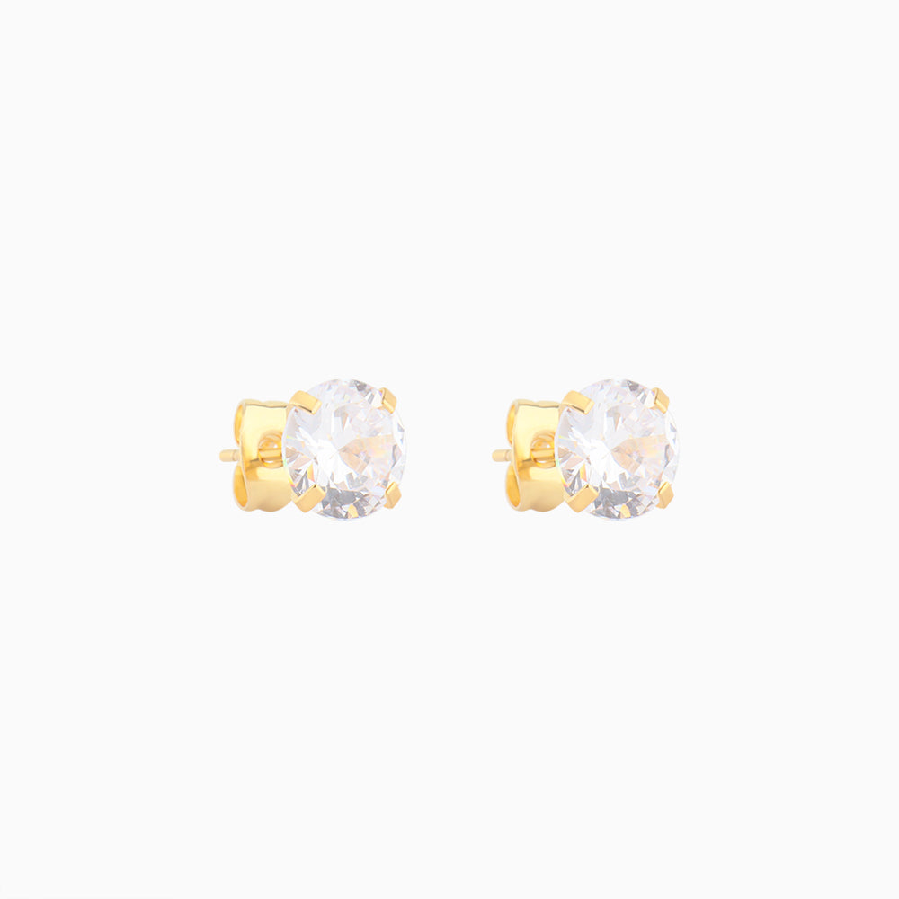 Basic Gem Studs - Stainless Steel - Oumo Jewelry