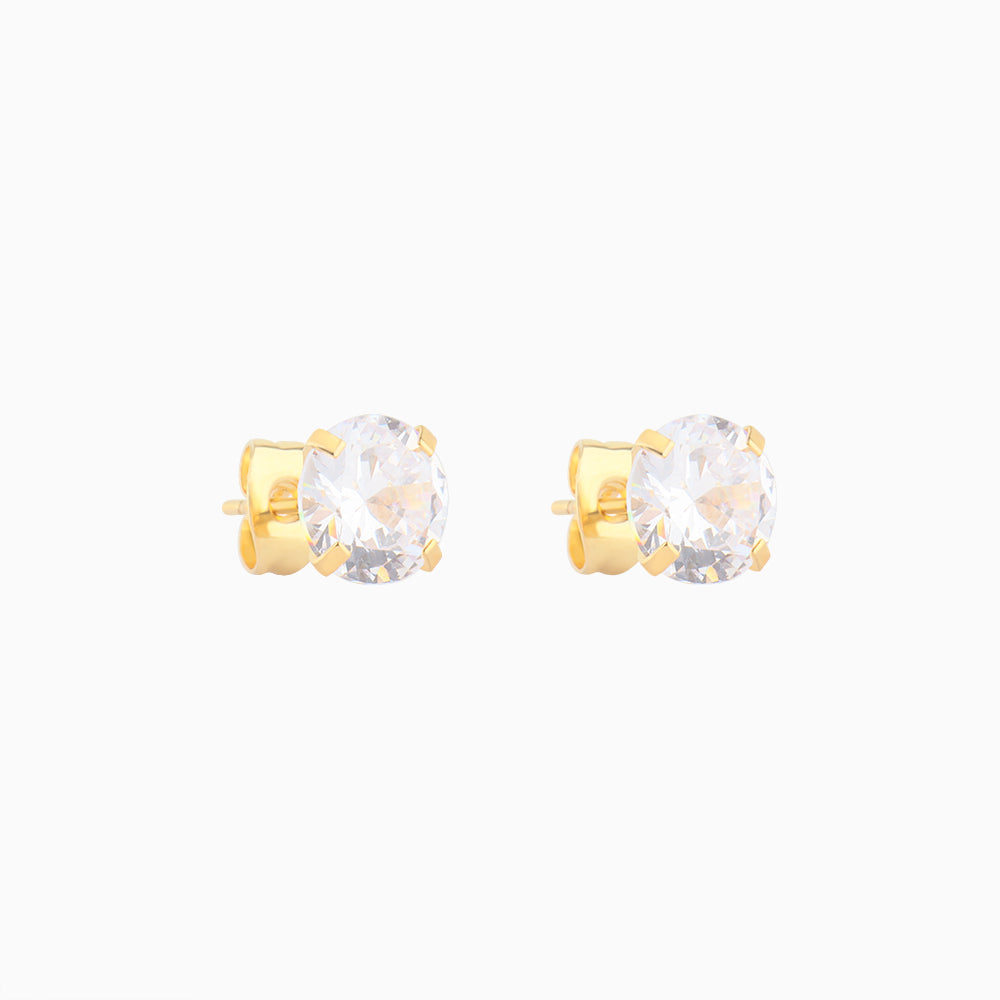Basic Gem Studs - Stainless Steel - Oumo Jewelry