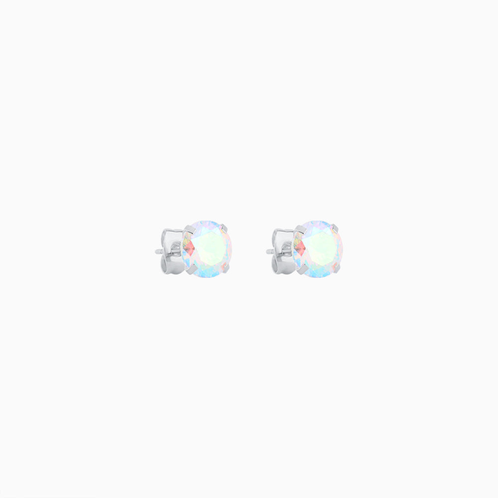 Basic Gem Studs - Stainless Steel - Oumo Jewelry