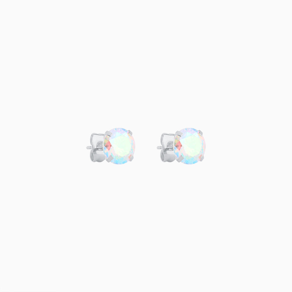 Basic Gem Studs - Stainless Steel - Oumo Jewelry