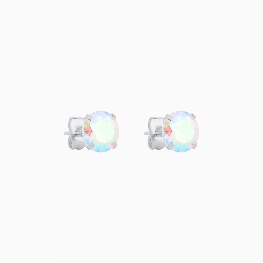Basic Gem Studs - Stainless Steel - Oumo Jewelry