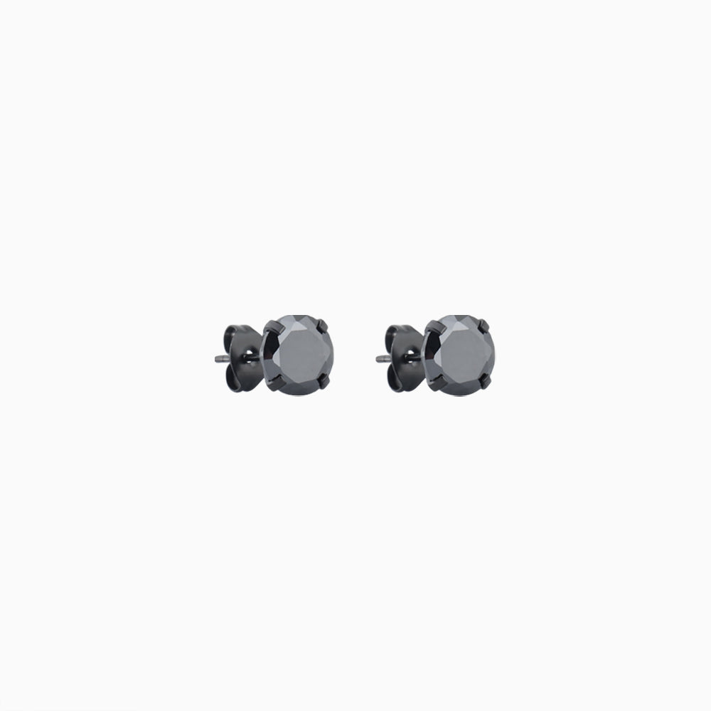 Basic Gem Studs - Stainless Steel - Oumo Jewelry