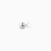 Simple Little Star Stud - Stainless Steel - Upper Lobe, Helix, Flat - Oumo Jewelry