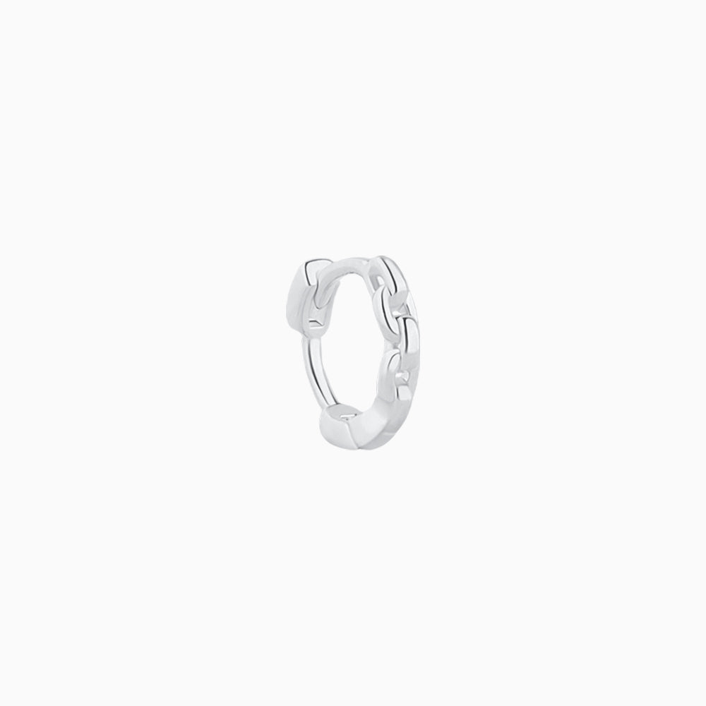 Chain Helix Hoop - Brass - Helix - Oumo Jewelry