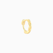 Chain Helix Hoop - Brass - Helix - Oumo Jewelry