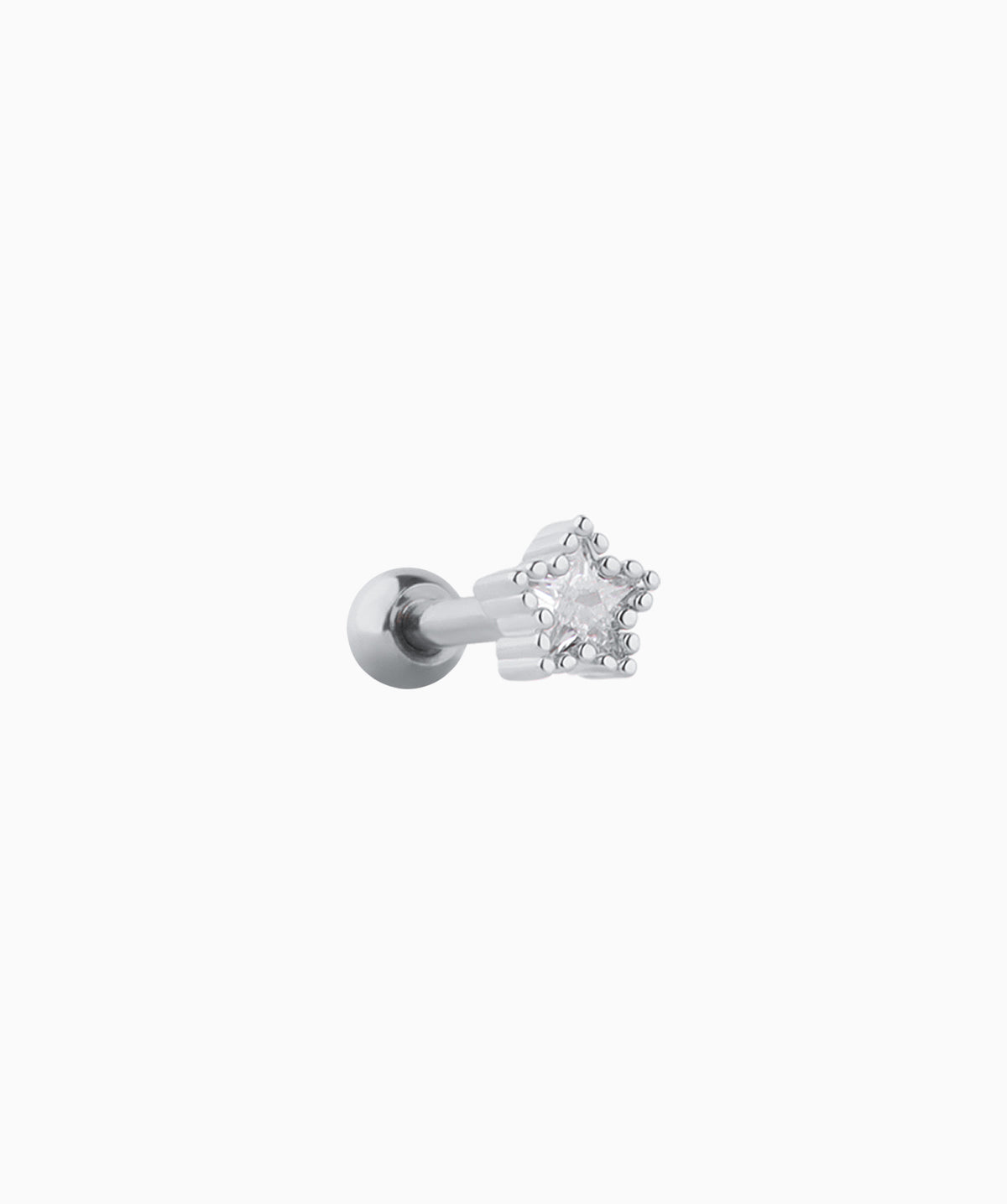 Little Star Stud - Stainless Steel - Upper Lobe, Helix, Flat - Oumo Jewelry