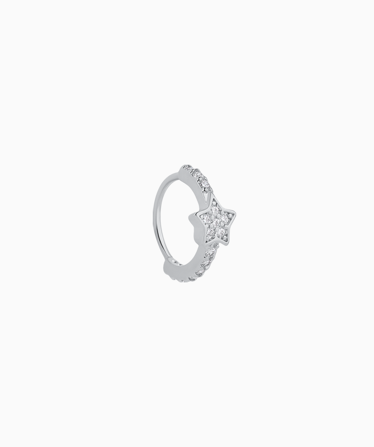 Star Seamless Ring - Brass - Septum - Oumo Jewelry
