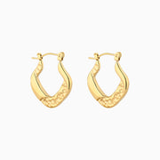 Unique Hoops - Stainless Steel - Oumo Jewelry