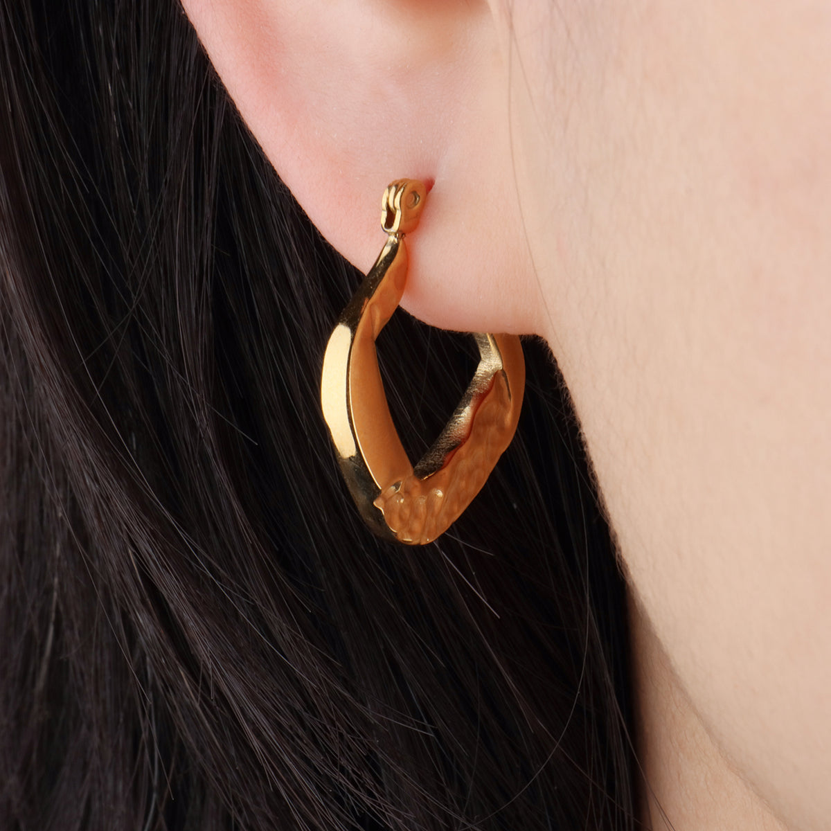 Unique Hoops - Stainless Steel - Oumo Jewelry