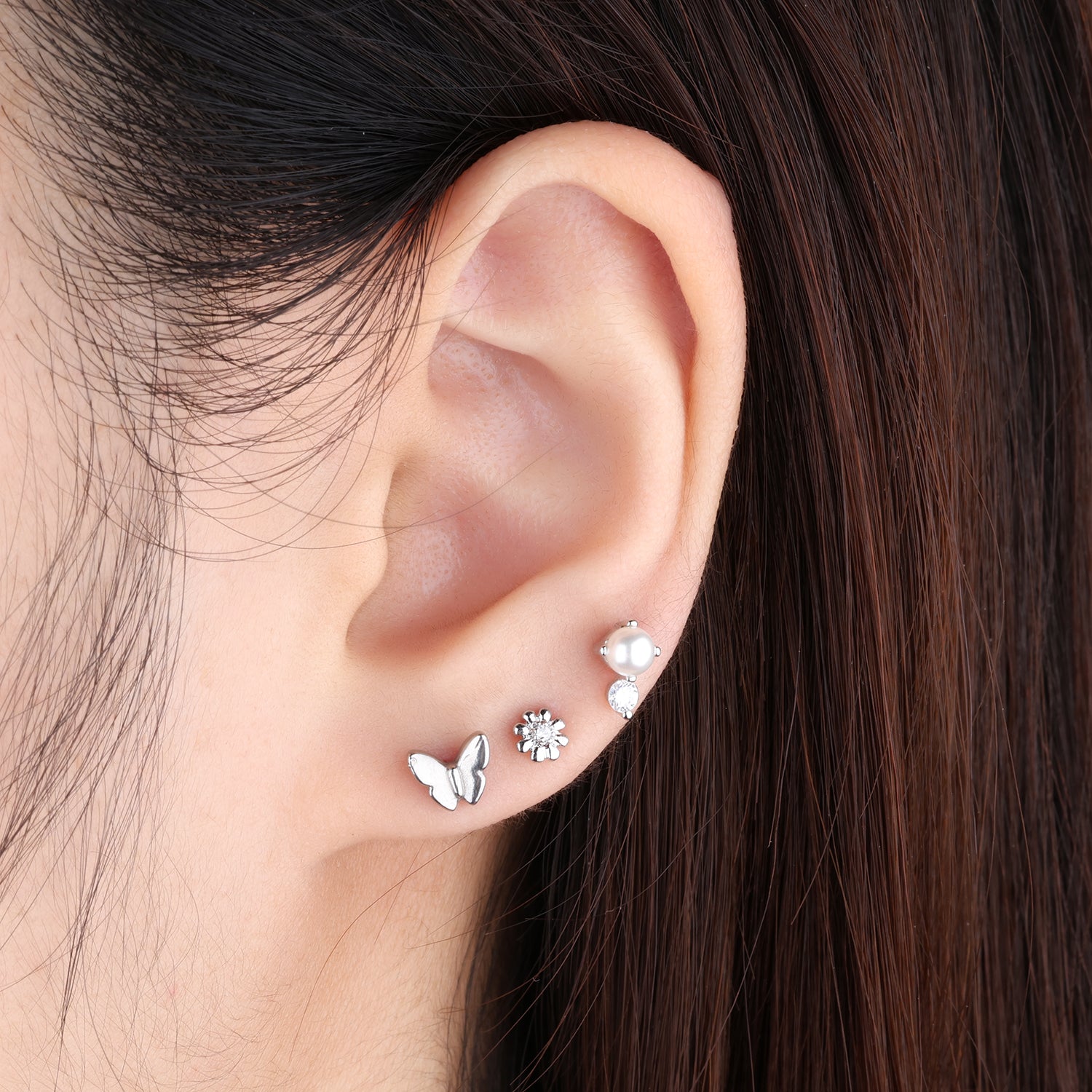 Exquisite Little Flower Stud - OhmoJewelry