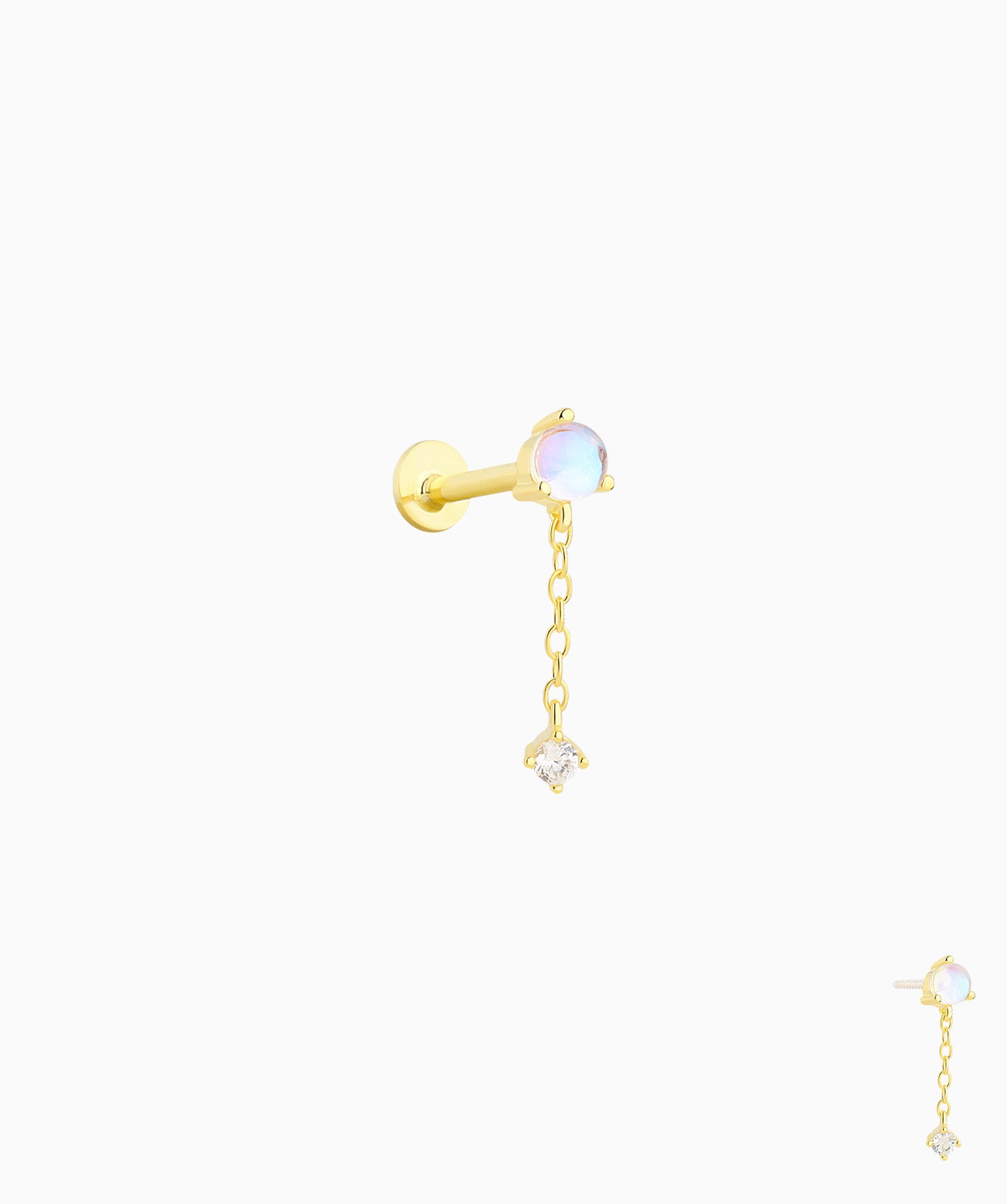 Opal Chain Drop