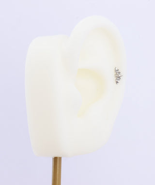 Titanium Bat Flatback Stud - OumoJewelry