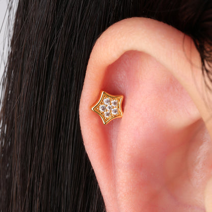 Cute Star Stud - OhmoJewelry