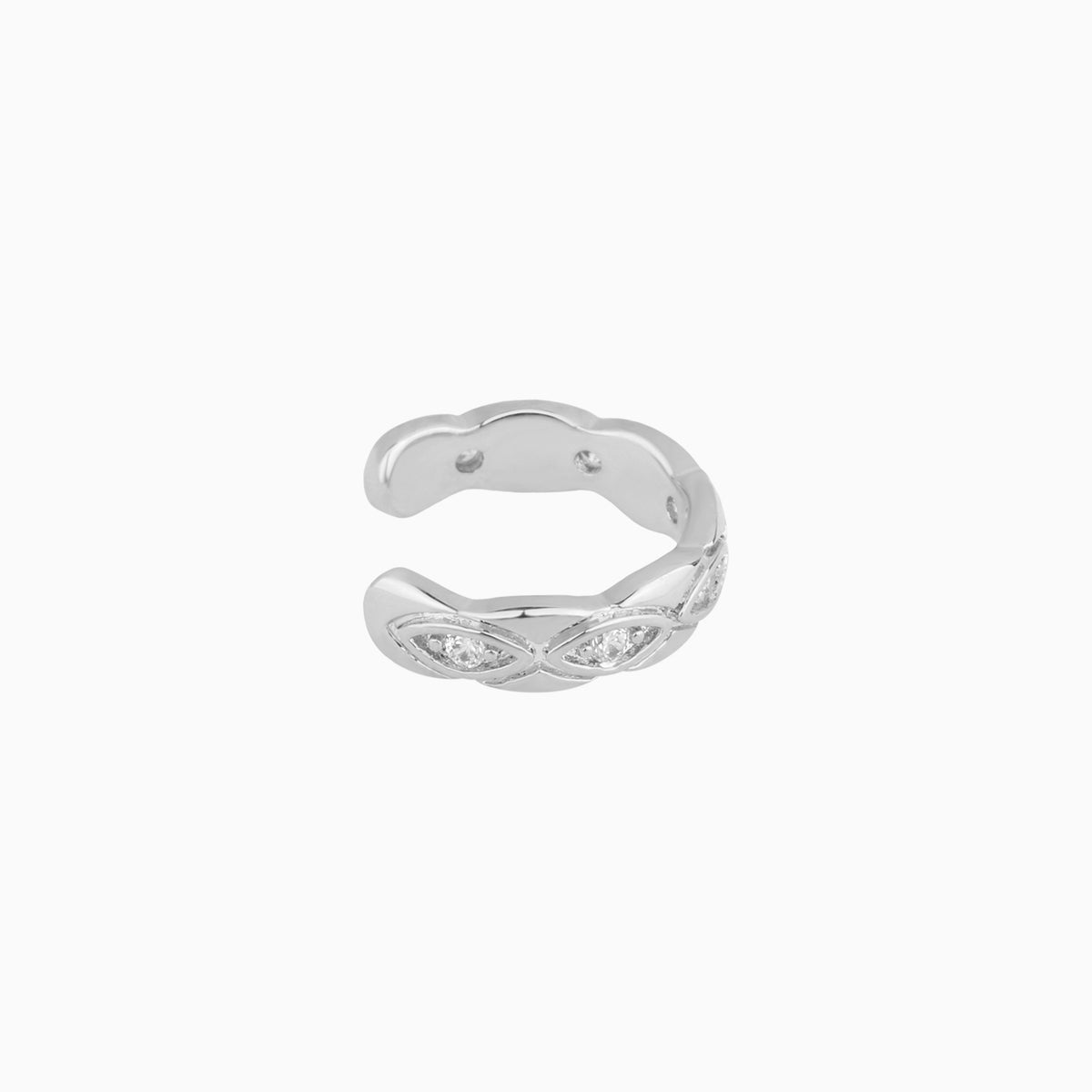 Evil Eye Ear Cuff - Brass - Oumo Jewelry