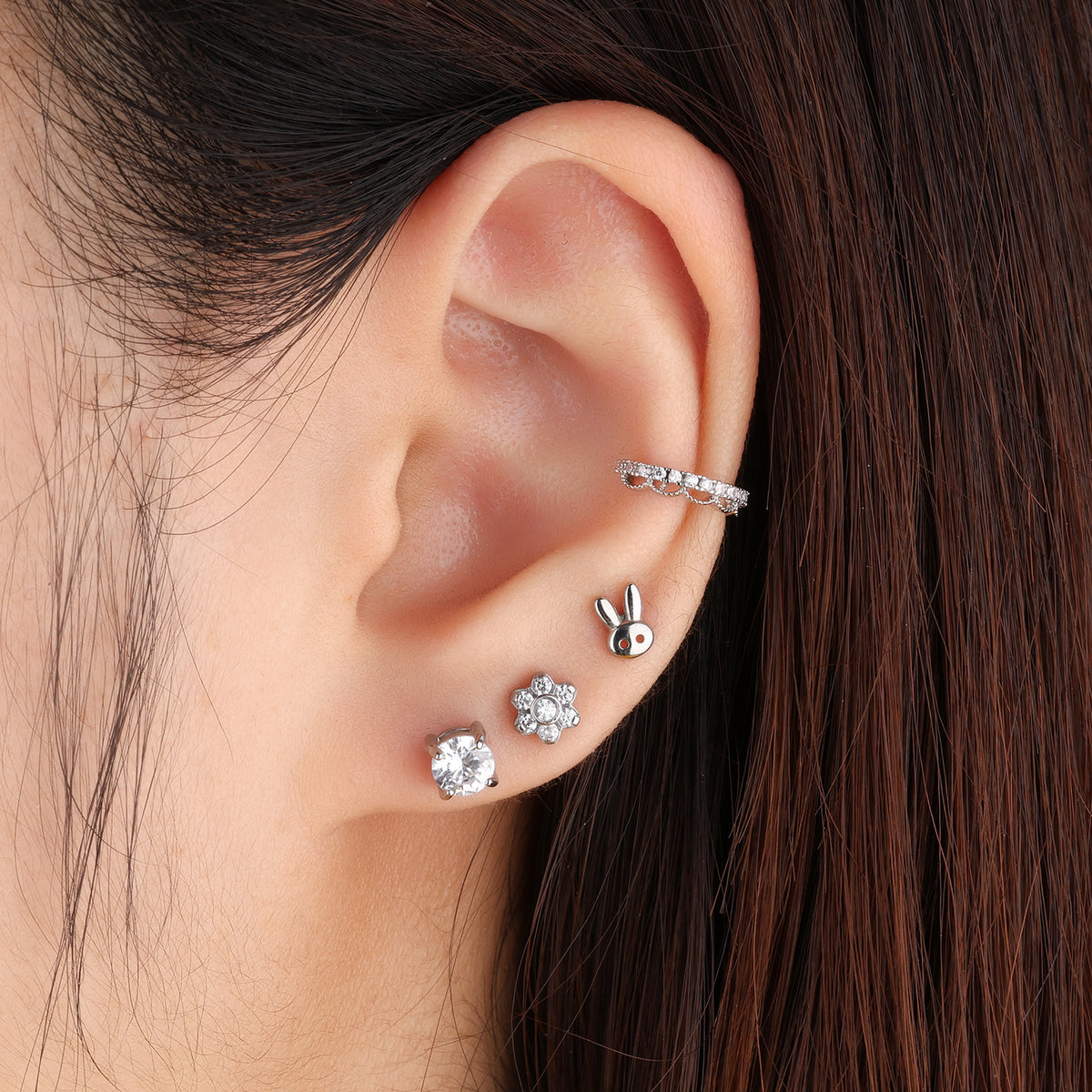 Exquisite Ear Cuff - Brass - Oumo Jewelry