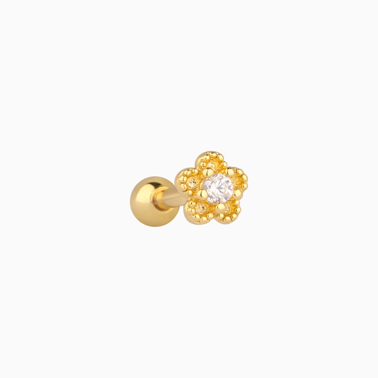 Charm Flower Stud - OhmoJewelry