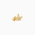 Sparkling Crown Stud - OhmoJewelry