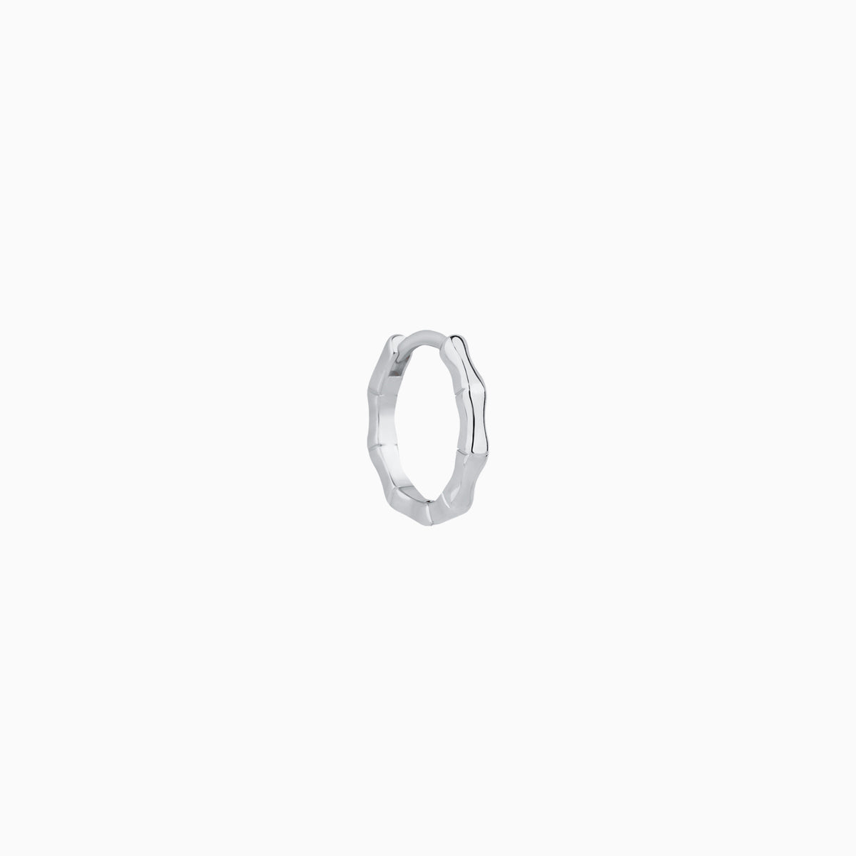 Bamboo Helix Hoop - Brass - Lobe, Upper Lobe, Helix - Oumo Jewelry