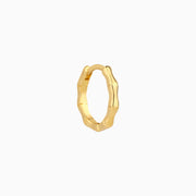 Bamboo Helix Hoop - Brass - Lobe, Upper Lobe, Helix - Oumo Jewelry