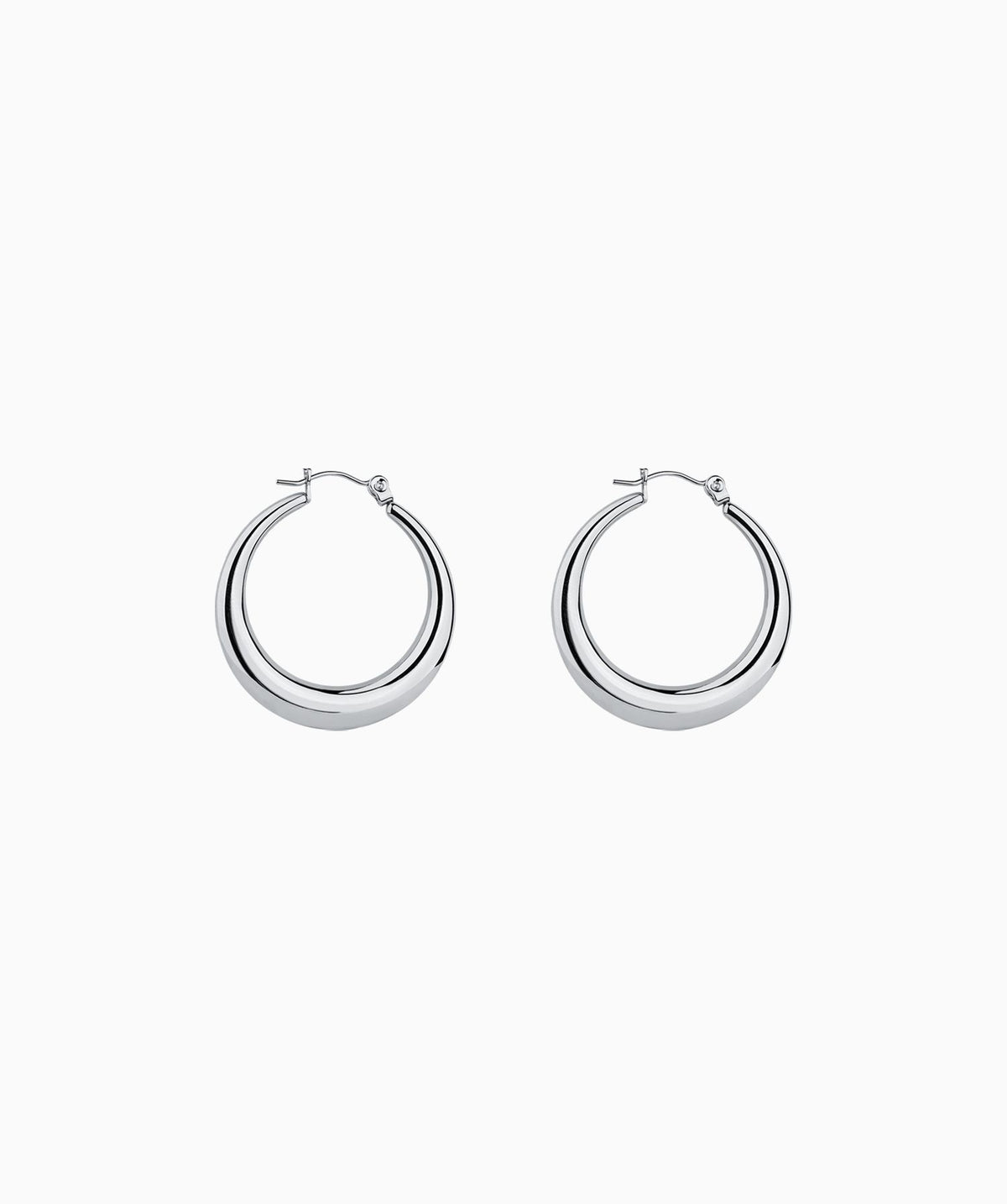 Basic Hoops - Stainless Steel - Oumo Jewelry