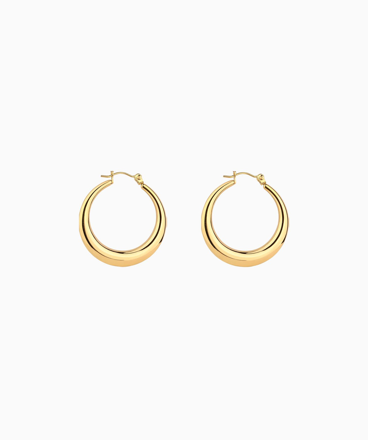 Basic Hoops - Stainless Steel - Oumo Jewelry