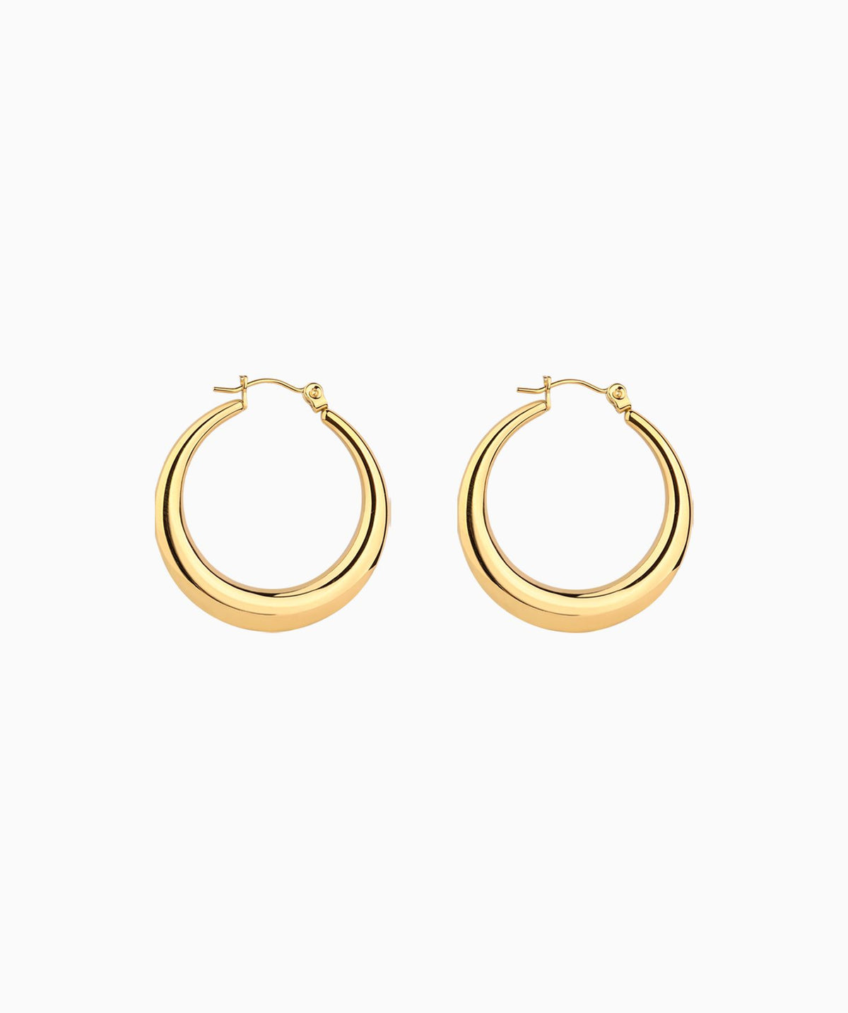Basic Hoops - Stainless Steel - Oumo Jewelry