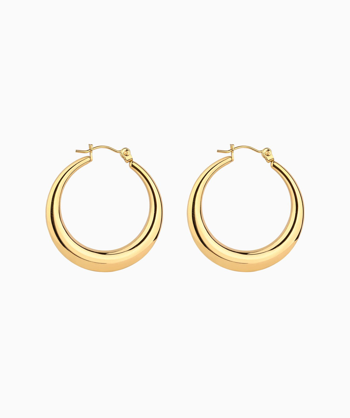Basic Hoops - Stainless Steel - Oumo Jewelry