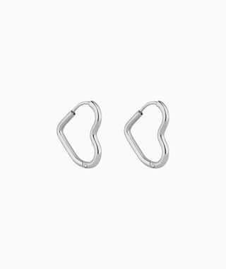 Simple Love Hoops - OumoJewelry