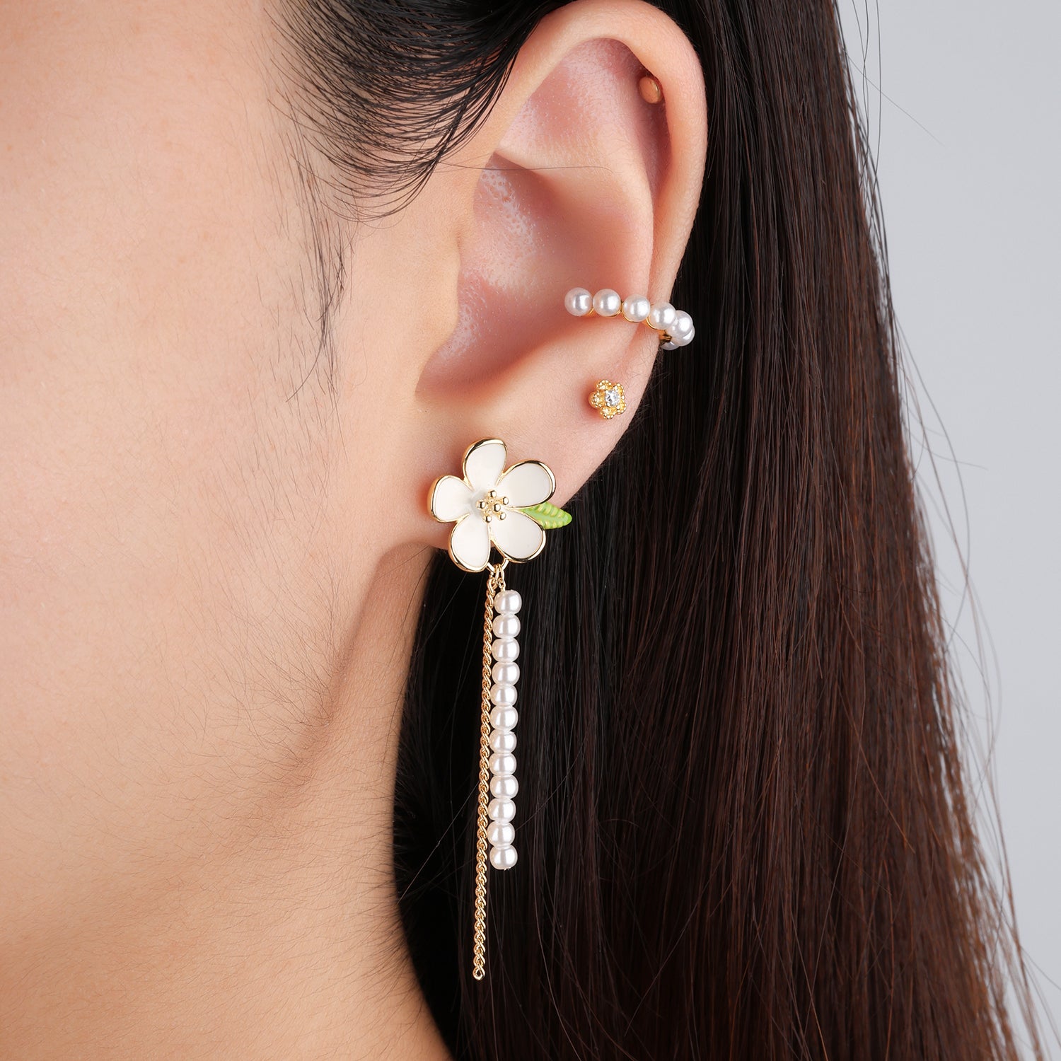 Flower &amp; Leaf Drops - OhmoJewelry