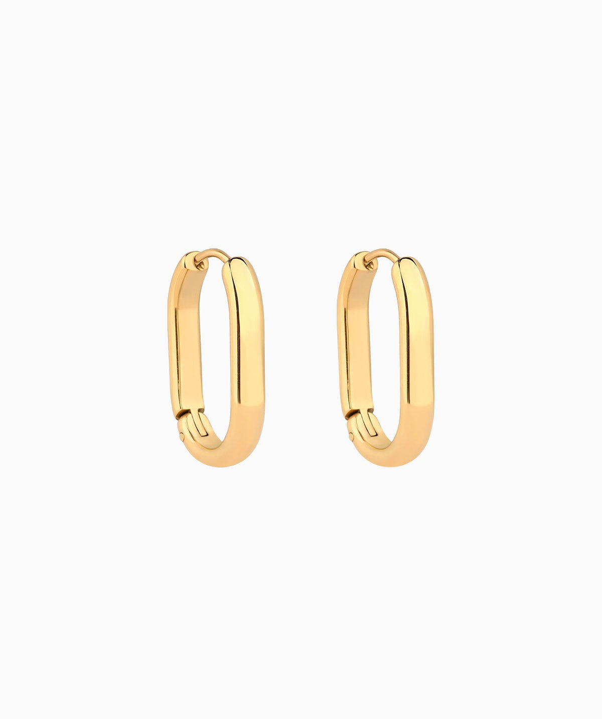 Classic U-Shaped Hoops - Stainless Steel - Oumo Jewelry