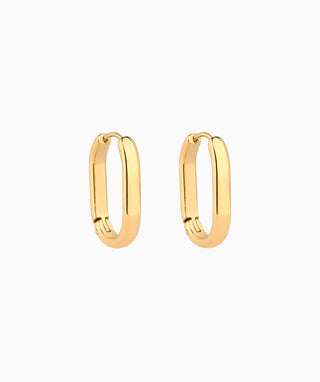 Classic U-Shaped Hoops - OumoJewelry