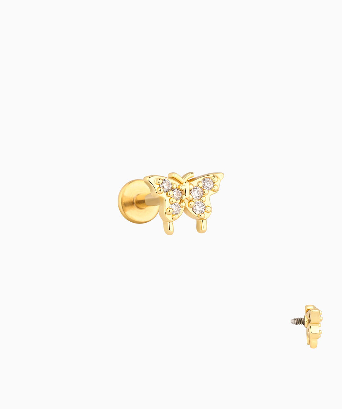 Cheerful Butterfly Stud