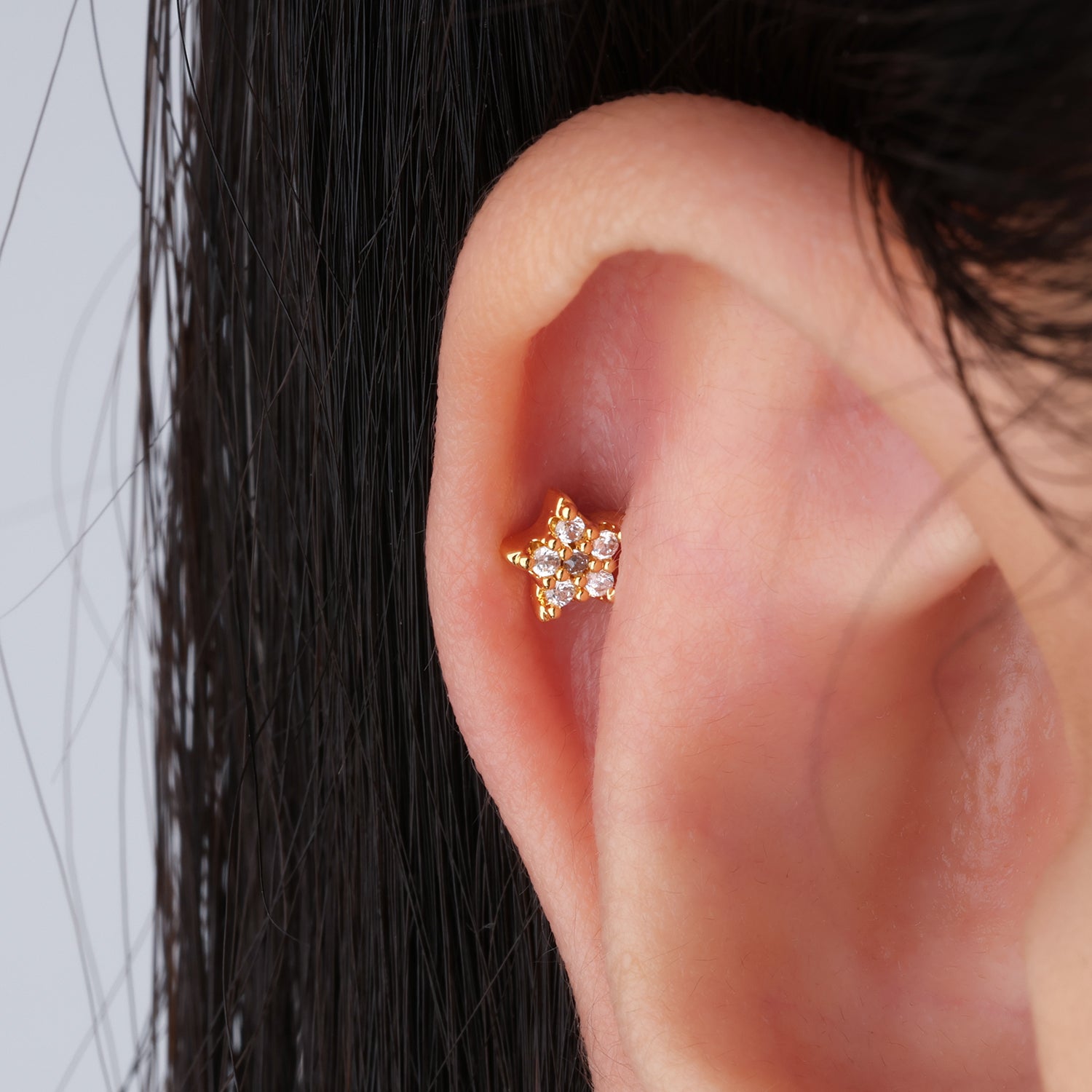 Petite Star Stud - OhmoJewelry